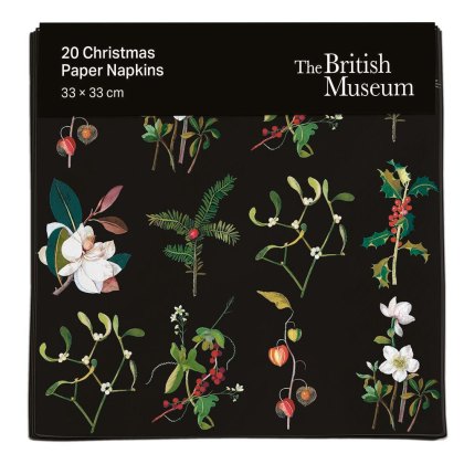 Museum & Galleries Delany Christmas Foliage Napkins Pack of 20 Museum & Galleries Delany Christmas Foliage Napkins Pack of 20