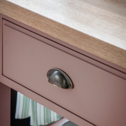 Gallery Direct Eton Butchers Block in Clay Gallery Direct Eton Butchers Block in Clay
