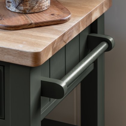 Gallery Direct Eton Butchers Block in Moss Gallery Direct Eton Butchers Block in Moss