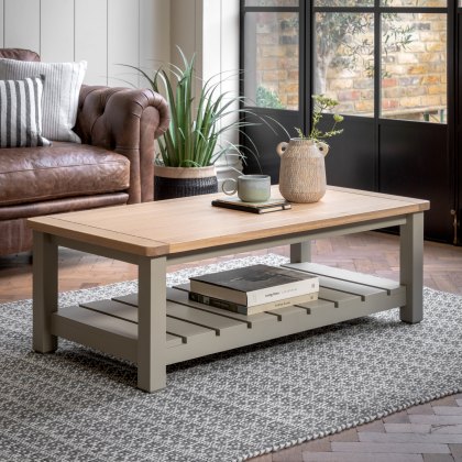 Gallery Direct Eton Coffee Table in Prairie Gallery Direct Eton Coffee Table in Prairie