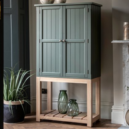 Gallery Direct Eton 2 Door Cupboard in Moss Gallery Direct Eton 2 Door Cupboard in Moss