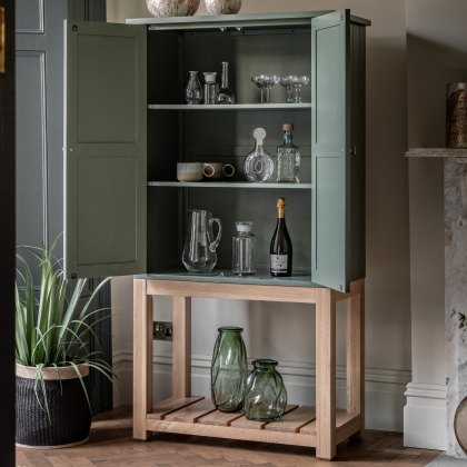 Gallery Direct Eton 2 Door Cupboard in Moss Gallery Direct Eton 2 Door Cupboard in Moss