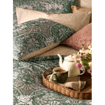 William Morris At Home Honeysuckle Tulip Sage Duvet Cover Set William Morris At Home Honeysuckle Tulip Sage Duvet Cover Set
