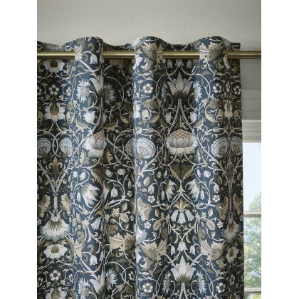 William Morris At Home Lodden Blue Curtains William Morris At Home Lodden Blue Curtains