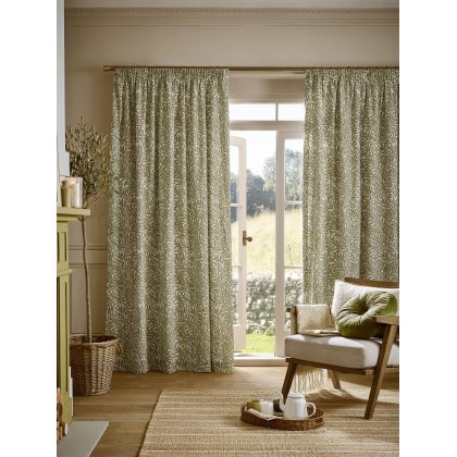 William Morris At Home Willow Olive Curtains William Morris At Home Willow Olive Curtains