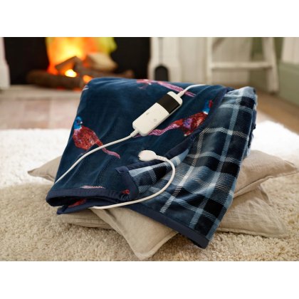 The Lyndon Company Pheasant Sherpa Heated Throw The Lyndon Company Pheasant Sherpa Heated Throw