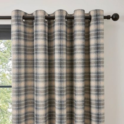 Curtina Grey Everett Eyelet Curtains Curtina Grey Everett Eyelet Curtains