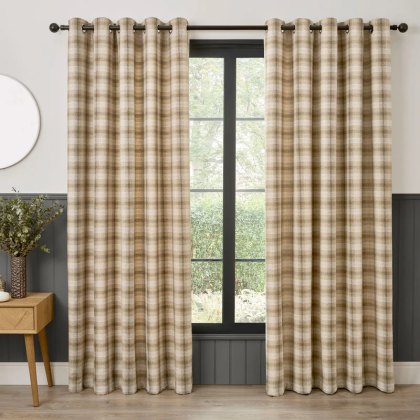 Curtina Natural Everett Eyelet Curtains Curtina Natural Everett Eyelet Curtains