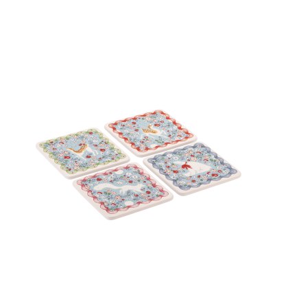 Cath Kidston Christmas Journey Ditsy Coaster Set Cath Kidston Christmas Journey Ditsy Coaster Set