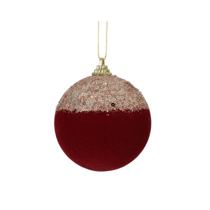 Kaemingk Bauble Foam Flock Sequins Kaemingk Bauble Foam Flock Sequins