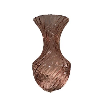 Kaemingk Spiral Brown Glass Vase Kaemingk Spiral Brown Glass Vase