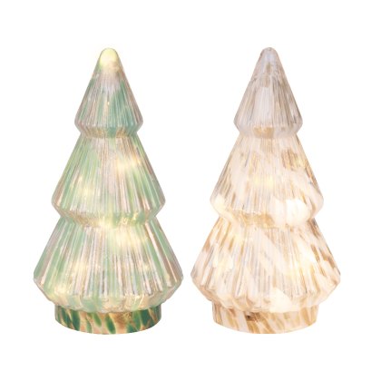 Kaemingk Micro Led Glass Trees Kaemingk Micro Led Glass Trees