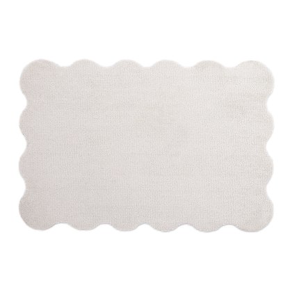 Hug Rug My Soft Scalloped Rug Pumice Hug Rug My Soft Scalloped Rug Pumice