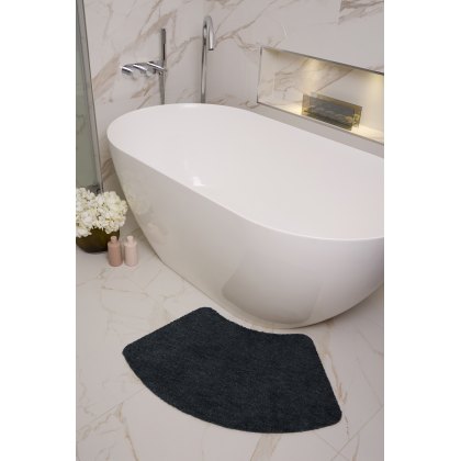 Hug Rug My Soft Curved Rug Charcoal Hug Rug My Soft Curved Rug Charcoal