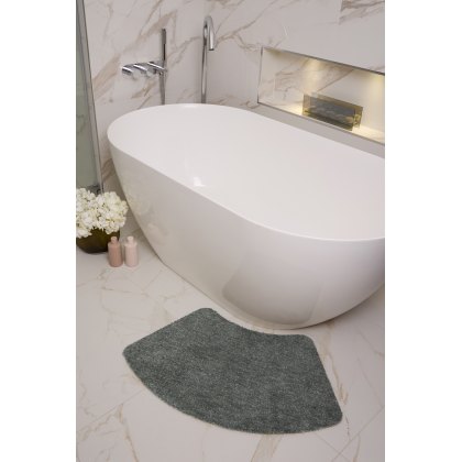 Hug Rug My Soft Curved Rug Ghost Grey Hug Rug My Soft Curved Rug Ghost Grey