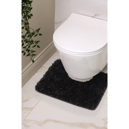 Hug Rug Buddy Bath Black Pedestal Mat Hug Rug Buddy Bath Black Pedestal Mat