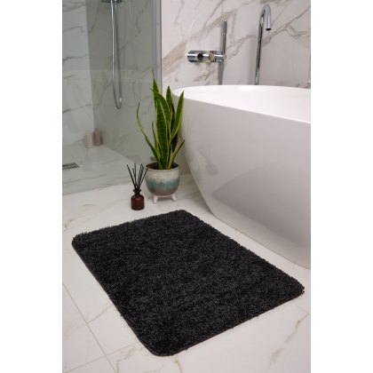 Hug Rug Buddy Bath Black Mat Hug Rug Buddy Bath Black Mat