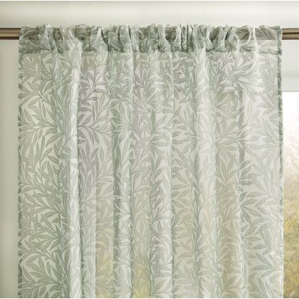 William Morris At Home Willow Voile Panel Sage William Morris At Home Willow Voile Panel Sage