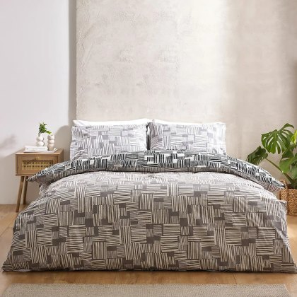Catherine Lansfield Blocks Duvet Cover Set Catherine Lansfield Blocks Duvet Cover Set