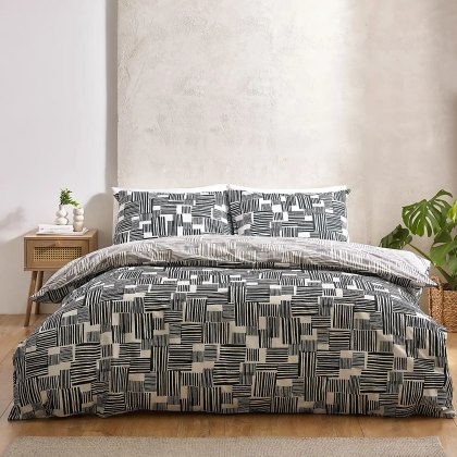 Catherine Lansfield Blocks Duvet Cover Set Catherine Lansfield Blocks Duvet Cover Set
