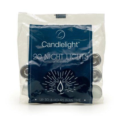 Candlelight 20 Unscented Night Lights Candlelight 20 Unscented Night Lights