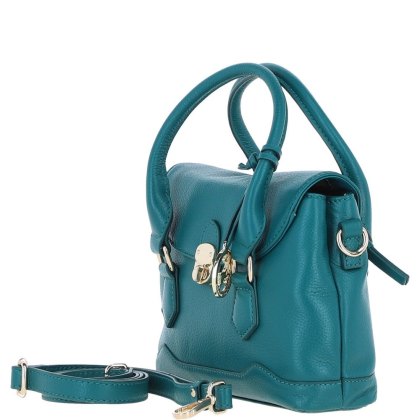 Ashwood Leather Compact Handbag Green Ashwood Leather Compact Handbag Green