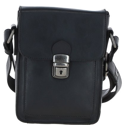 Ashwood Leather Buckle Crossbody Bag Black Ashwood Leather Buckle Crossbody Bag Black