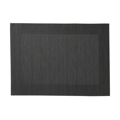 Maxwell Williams Accents Wide Border Placemat Charcoal Maxwell Williams Accents Wide Border Placemat Charcoal