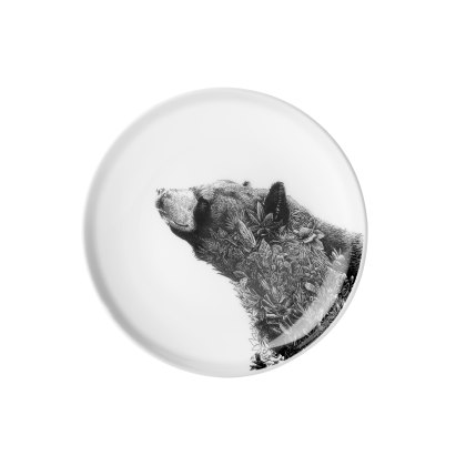 Maxwell Williams Marini Plate Black Bear Maxwell Williams Marini Plate Black Bear