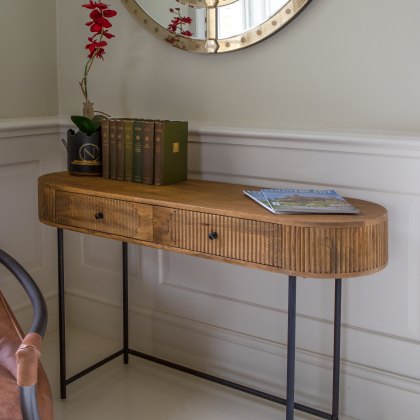 Fluted Ridge Console Table Fluted Ridge Console Table