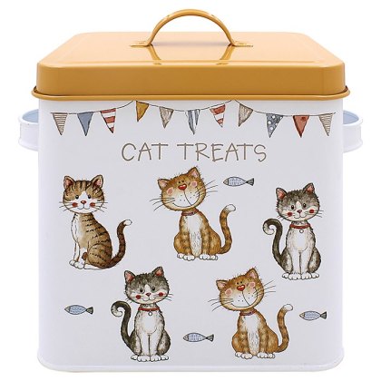 Shudehill Cute Faithful Friends Cat Treats Tin Shudehill Cute Faithful Friends Cat Treats Tin