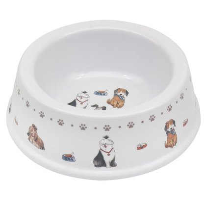 Shudehill Cute Faithful Friends Dog Bowl Shudehill Cute Faithful Friends Dog Bowl
