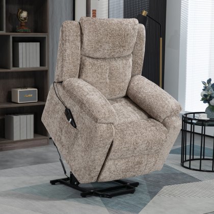 Washington Dual Motor Lift & Tilt Recliner Chair in Biscuit Washington Dual Motor Lift & Tilt Recliner Chair in Biscuit