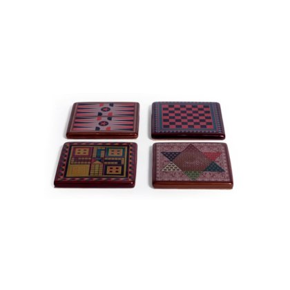 McGowan Rutherford Set of 4 Classic Board Game Coasters McGowan Rutherford Set of 4 Classic Board Game Coasters