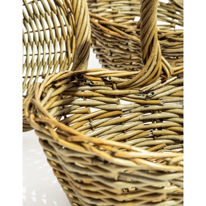 McGowan Rutherford Rustic Woven Picker Baskets McGowan Rutherford Rustic Woven Picker Baskets