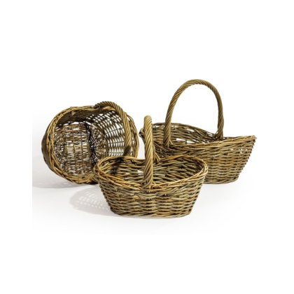 McGowan Rutherford Rustic Woven Picker Baskets McGowan Rutherford Rustic Woven Picker Baskets