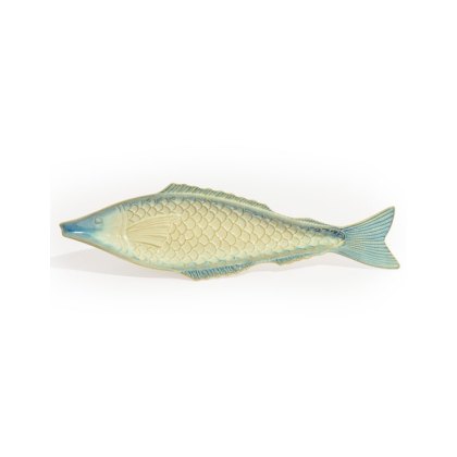 McGowan Rutherford Blue & White Ceramic Fish Dish McGowan Rutherford Blue & White Ceramic Fish Dish