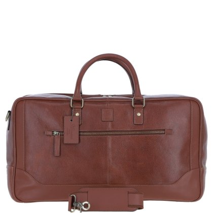 Ashwood Leather Calvin Leather Holdall Chestnut Ashwood Leather Calvin Leather Holdall Chestnut