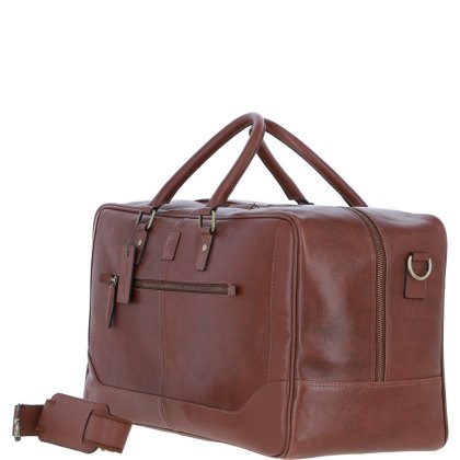 Ashwood Leather Calvin Leather Holdall Chestnut Ashwood Leather Calvin Leather Holdall Chestnut