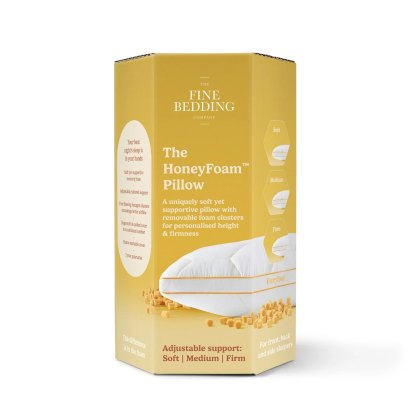 The Fine Bedding Company HoneyFoam Fully Adjustable Pillow The Fine Bedding Company HoneyFoam Fully Adjustable Pillow