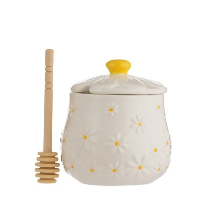 Price and Kensington Daisy Honey Pot and Drizzler Price and Kensington Daisy Honey Pot and Drizzler