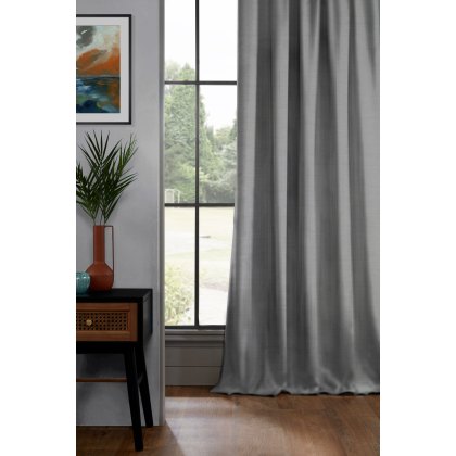 Style Furnishings Made to Measure Curtains Faux Silk - Silver Style Furnishings Made to Measure Curtains Faux Silk - Silver