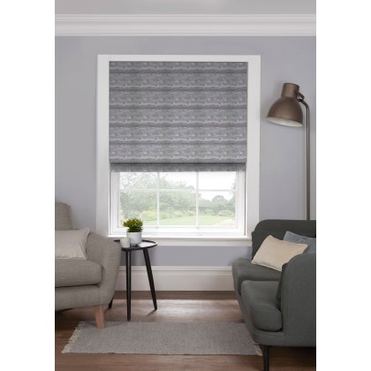 Style Furnishings Made to Measure Roman Blinds Cancun - Grey Style Furnishings Made to Measure Roman Blinds Cancun - Grey