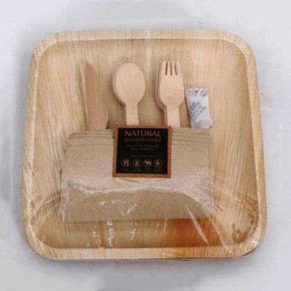 Quirky Barn Areca Leaf Party Pack Square Plates Quirky Barn Areca Leaf Party Pack Square Plates