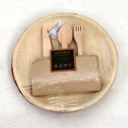 Quirky Barn Areca Leaf Party Pack Round Plates Quirky Barn Areca Leaf Party Pack Round Plates