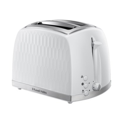 Russell Hobbs Honeycomb 2 Slice Toaster White Russell Hobbs Honeycomb 2 Slice Toaster White