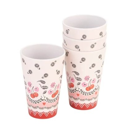 Cath Kidston Cherry Set of 4 Melamine Tumblers Cath Kidston Cherry Set of 4 Melamine Tumblers
