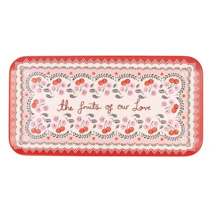 Cath Kidston Cherry Rectangular Melamine Platter Cath Kidston Cherry Rectangular Melamine Platter