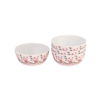 Cath Kidston Cherry Set of 4 Melamine Cereal Bowls Cath Kidston Cherry Set of 4 Melamine Cereal Bowls
