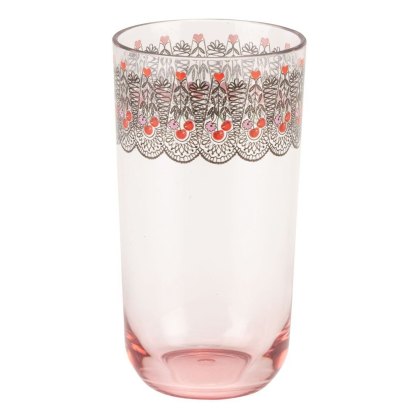 Cath Kidston Cherry Hi Ball Glass Cath Kidston Cherry Hi Ball Glass